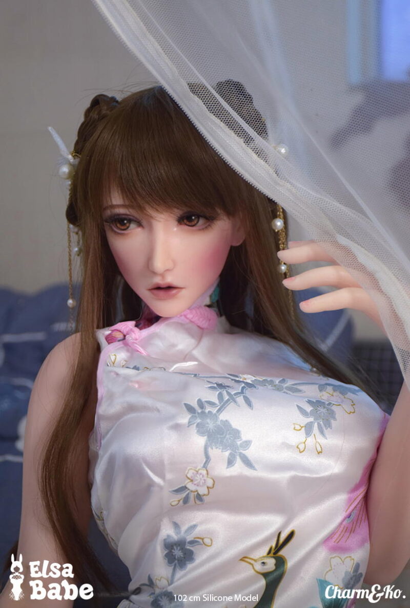 Elsa Babe : HA007 Akiyama Naoko 102 cm (3.35 ft) C cup Mini Silicone doll - Image 7