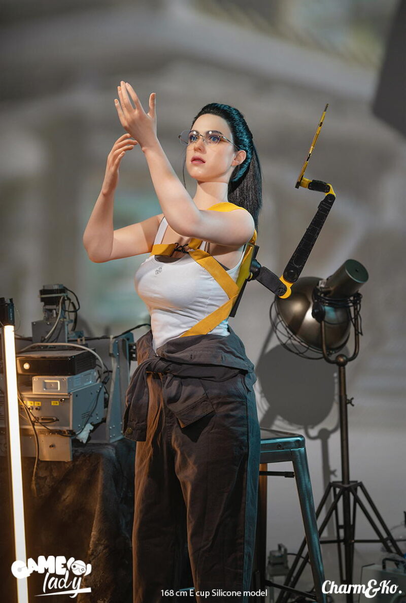 Game Lady Dolls : H001 Målingen 168 cm (5.51 ft) E cup Silicone - Image 3