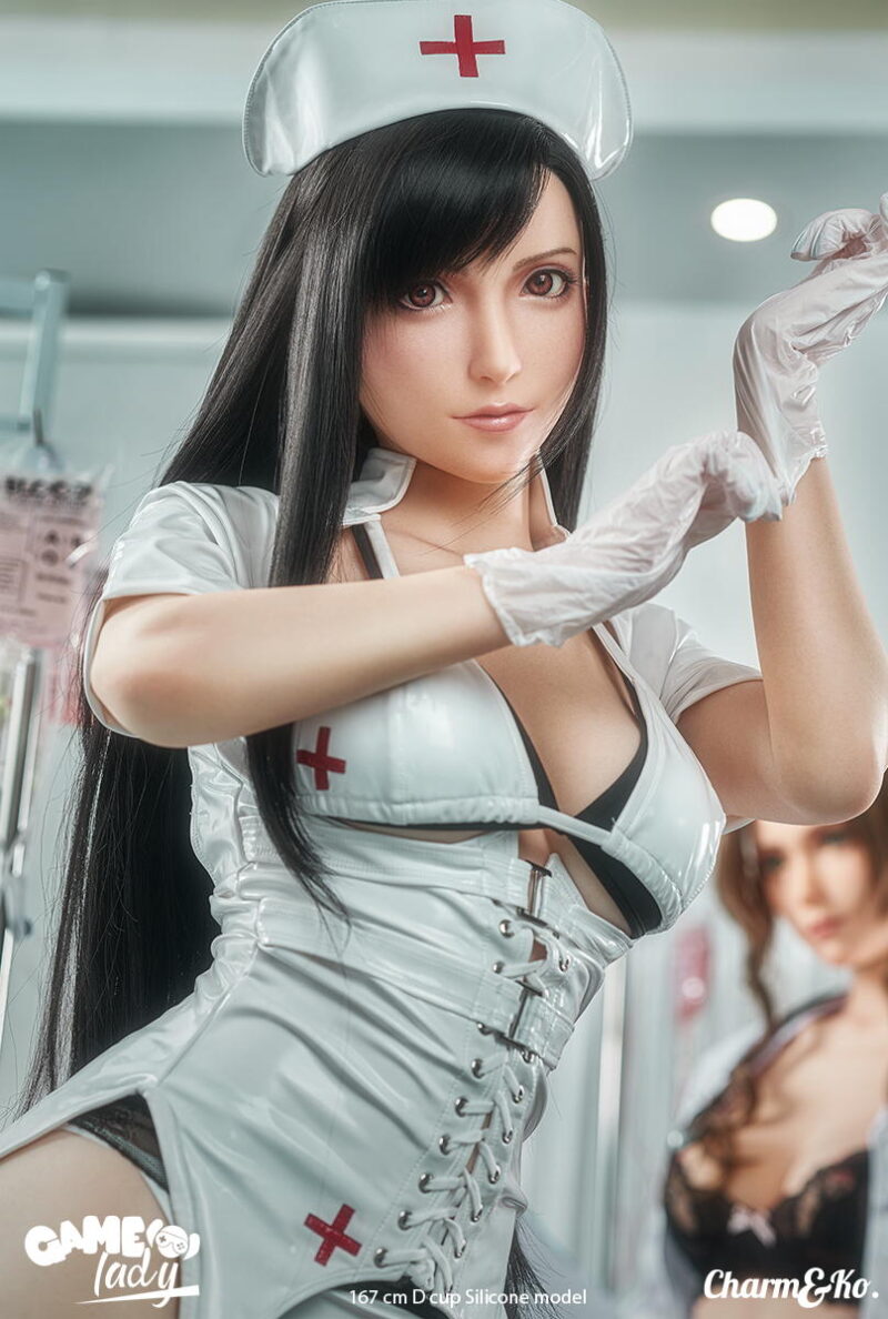Game Lady Dolls : H003 Tifa 167 cm (5.48 ft) D cup Silicone - Image 4