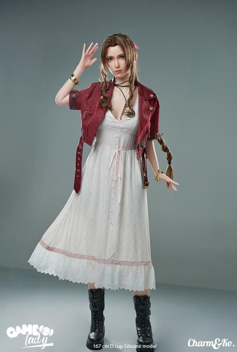 Game Lady Dolls : H004 Aerith 167 cm (5.48 ft) D cup Silicone - Image 4
