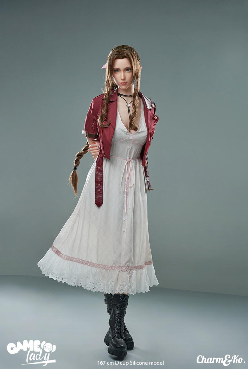 Game Lady Dolls : H004 Aerith 167 cm (5.48 ft) D cup Silicone - Image 5