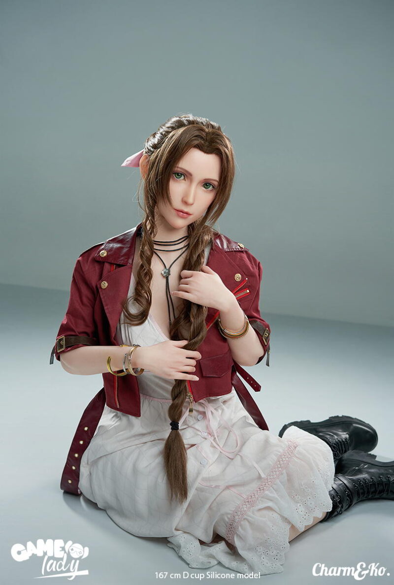 Game Lady Dolls : H004 Aerith 167 cm (5.48 ft) D cup Silicone - Image 9