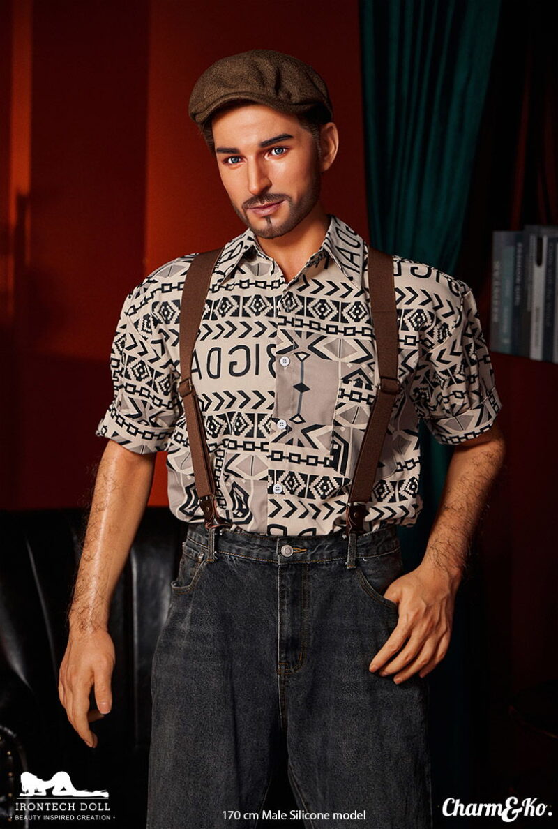 IRONTECH DOLL : M003 George 170 cm (5.58 ft) Male Silicone Doll - Image 4