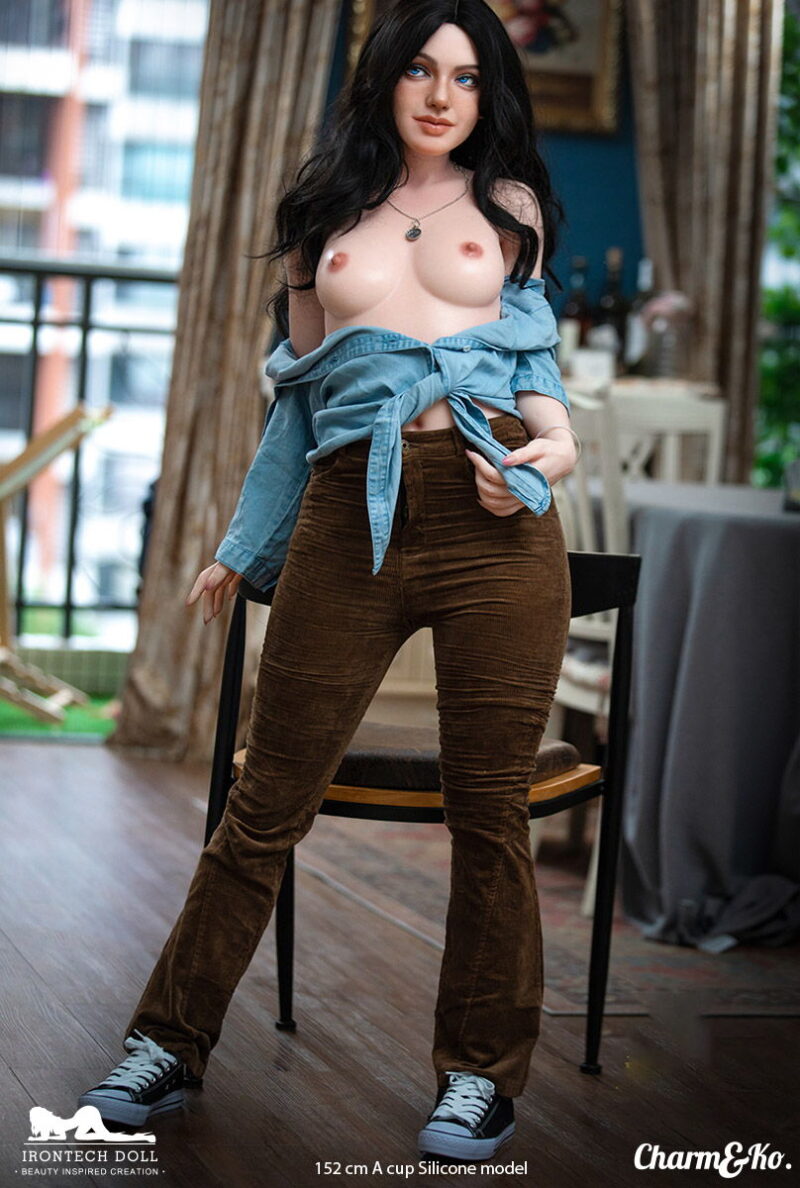 IRONTECH DOLL : S027 Ivy 152 cm (4.99 ft) A cup Silicone Doll - Image 17