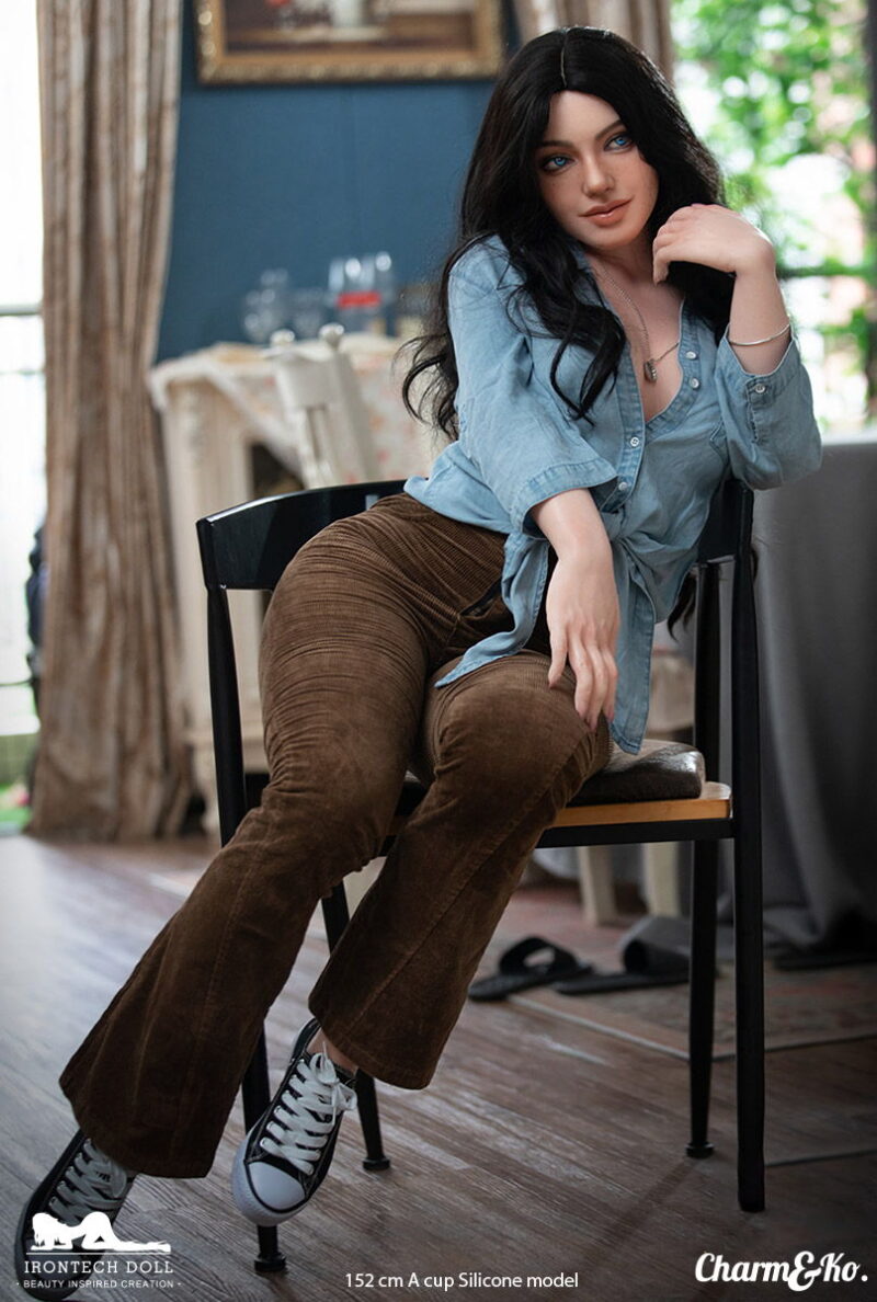 IRONTECH DOLL : S027 Ivy 152 cm (4.99 ft) A cup Silicone Doll - Image 7
