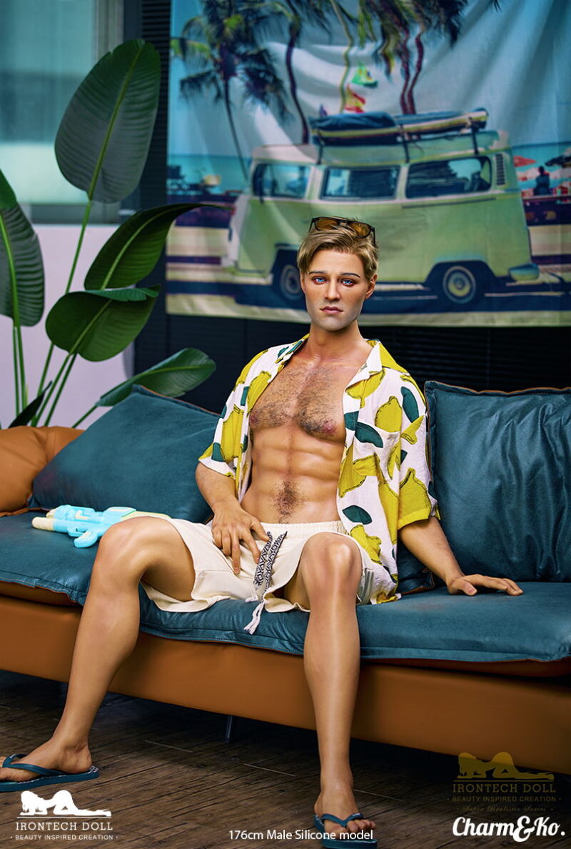 IRONTECH DOLL : M004 Jack 176 cm (5.77 ft) Male Silicone Doll - Image 12