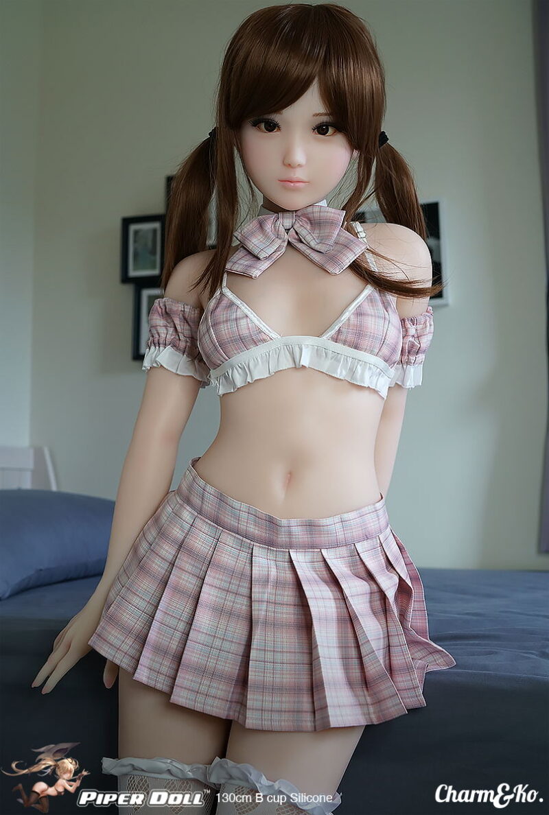 PIPER DOLL : Aika 130 cm (4.27 ft) B cup Silicone Seamless Head Doll - Image 5
