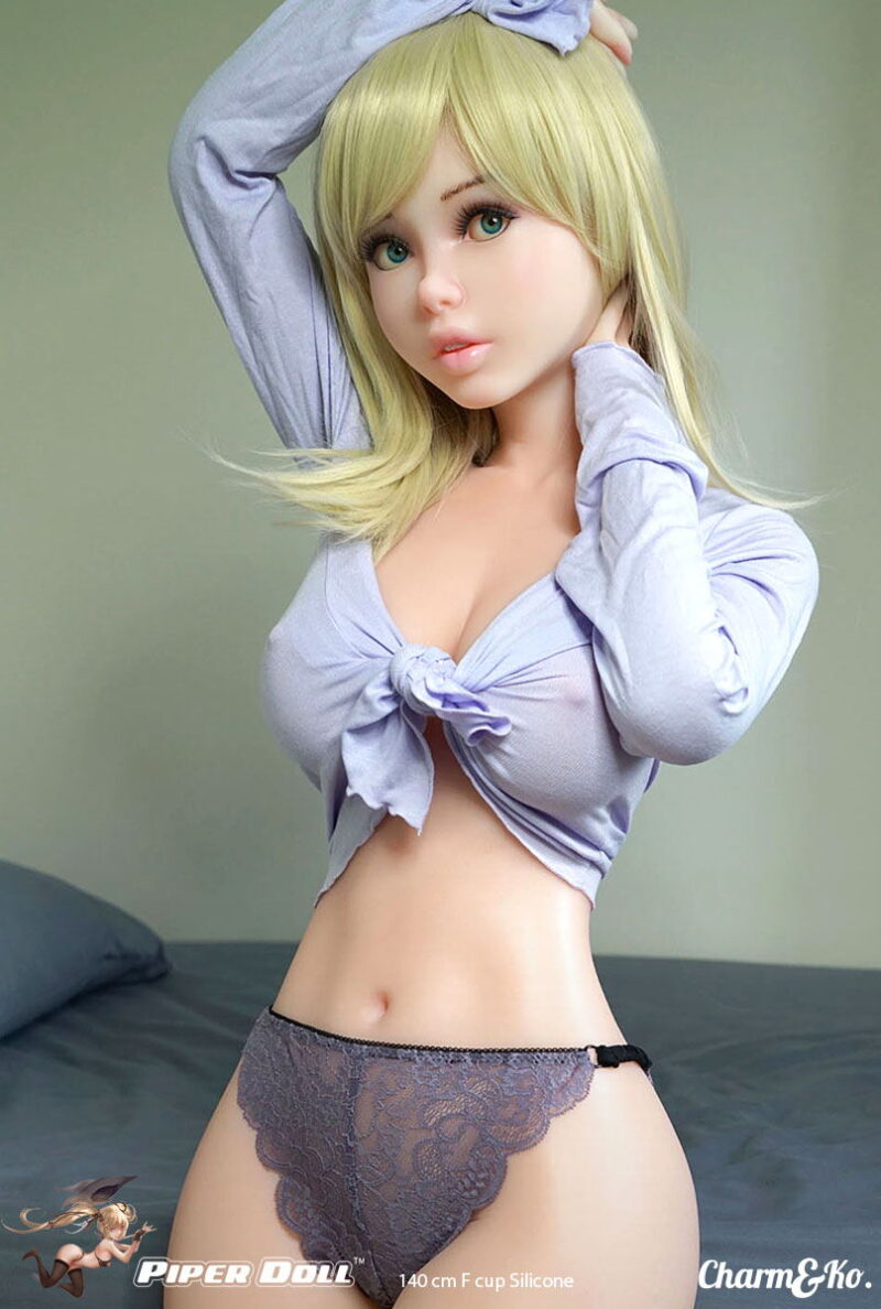 PIPER DOLL : Ariel 140 cm (4.59 ft) F cup Silicone Seamless Head Doll - Image 16