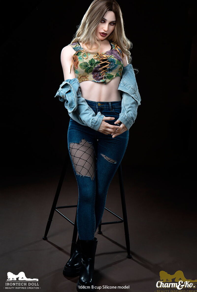 IRONTECH DOLL : S019 Pearl 168 cm (5.51 ft) B cup Silicone Doll - Image 10