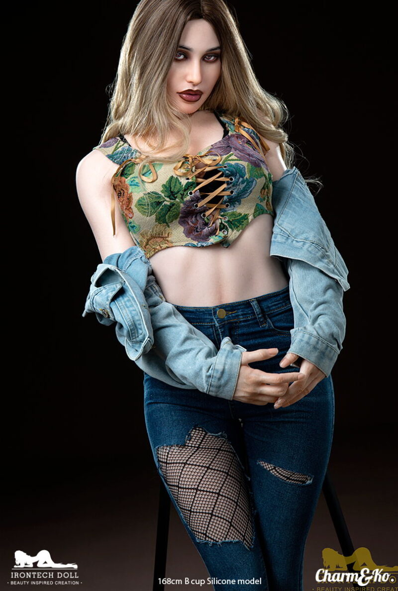 IRONTECH DOLL : S019 Pearl 168 cm (5.51 ft) B cup Silicone Doll - Image 11