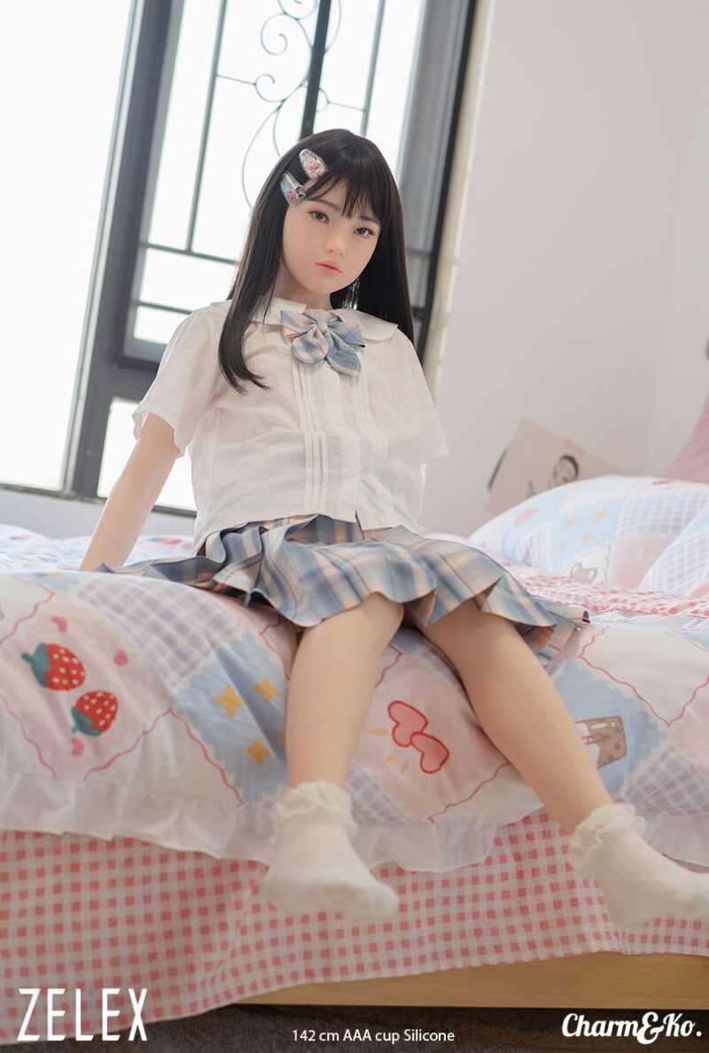 ZELEX : GD07 - 142 cm (4.66 ft) AA cup Silicone doll - Image 5