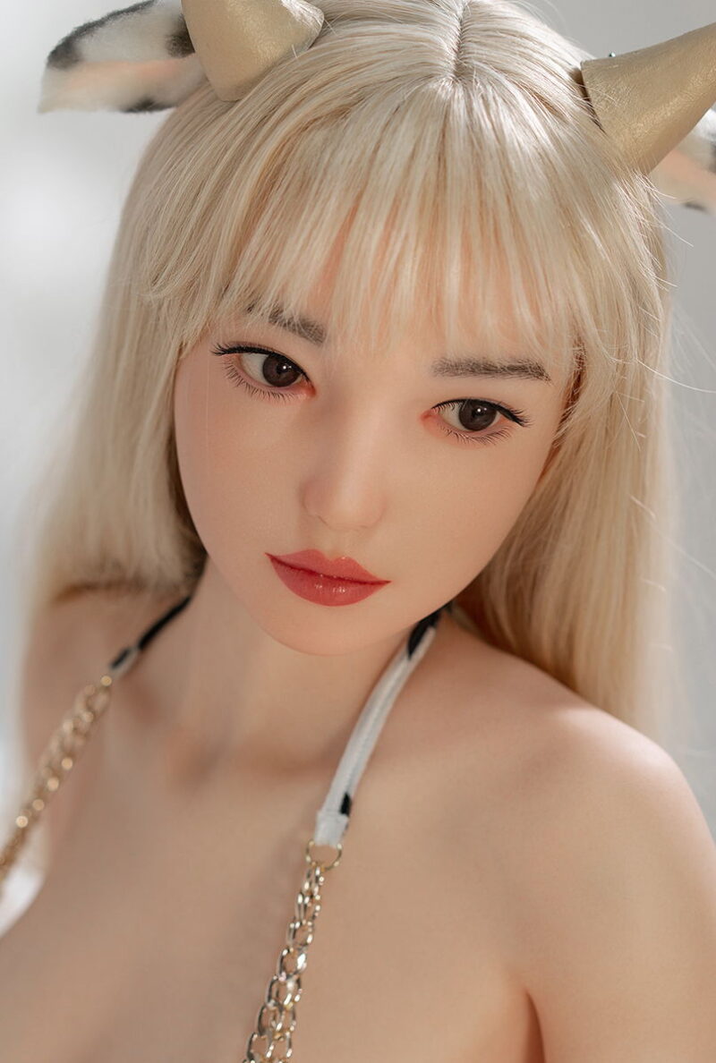 ZELEX : GE06 - 143 cm (4.69 ft) H cup Silicone doll