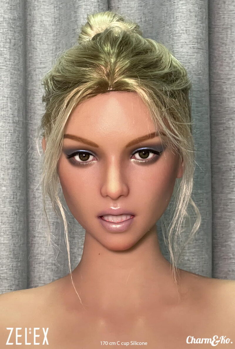ZELEX : GE95 - Movable Jaw - 170 cm (5.58 ft) C cup Silicone doll - Image 16