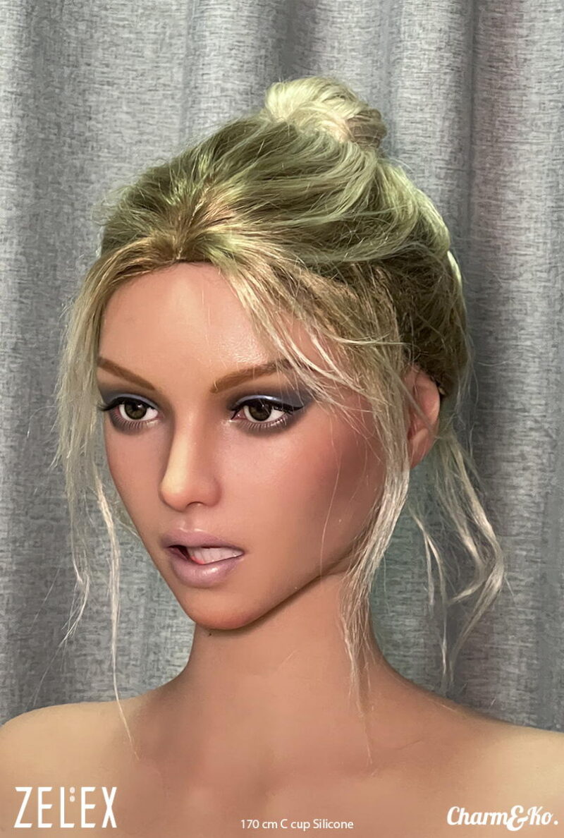 ZELEX : GE95 - Movable Jaw - 170 cm (5.58 ft) C cup Silicone doll - Image 18