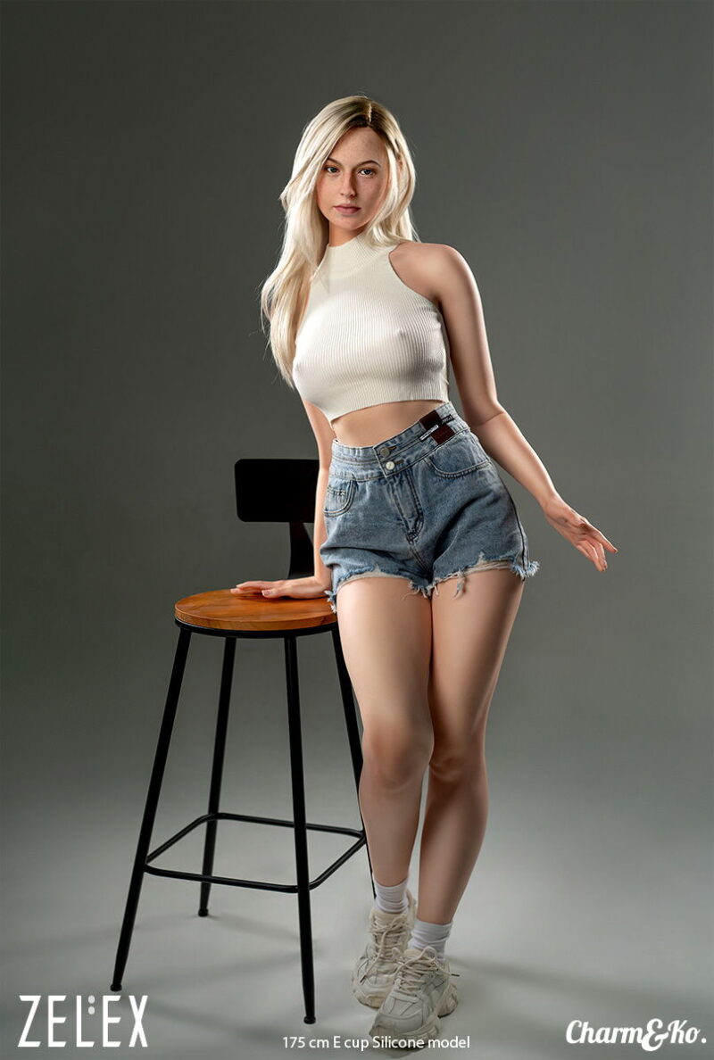 ZELEX : GE98 - 175 cm (5.74 ft) E cup Fair Skin Silicone doll - Image 4