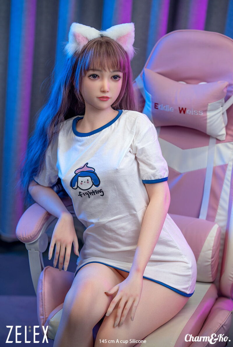 ZELEX : GF01 - 145 cm (4.76 ft) A cup Silicone doll - Image 4