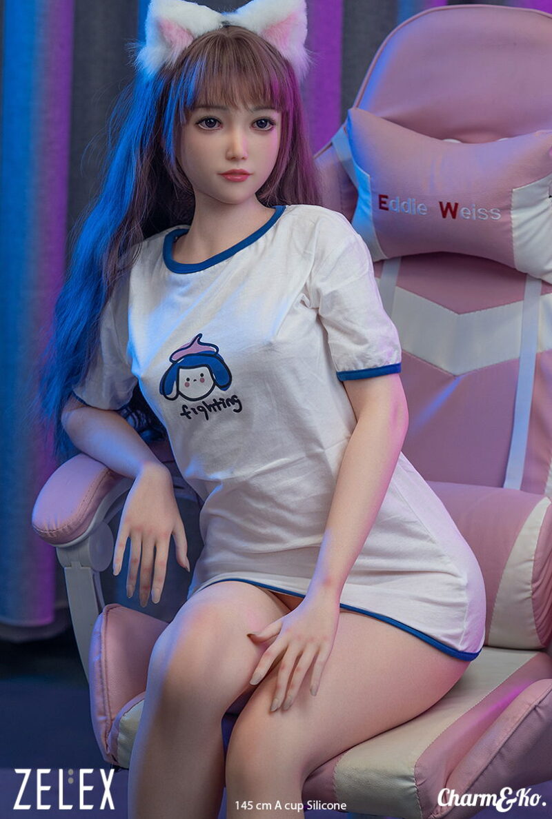 ZELEX : GF01 - 145 cm (4.76 ft) A cup Silicone doll - Image 5