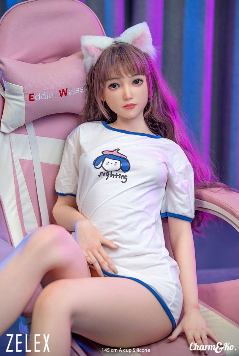 ZELEX : GF01 - 145 cm (4.76 ft) A cup Silicone doll - Image 9