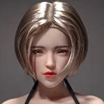 #12 Middle Parted Short Blonde