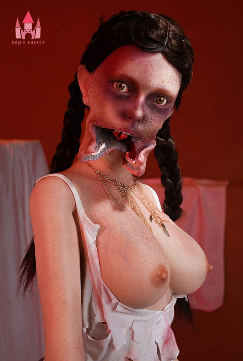 Dolls Castle : Z1 Zombie Girl 156 cm (5.12 ft) B cup Silicone model Silicone Doll - Image 7