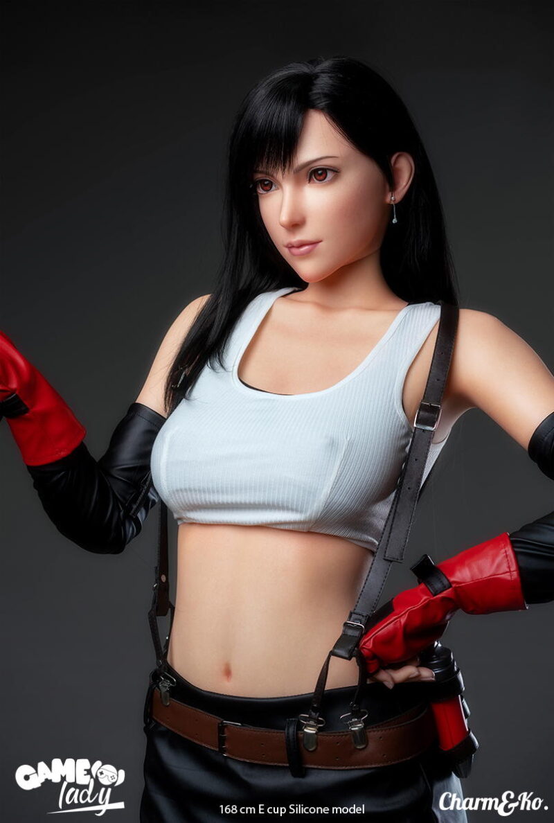 Game Lady Dolls : H015 Tifa Dissidia NT version 168 cm (5.51 ft) E cup Silicone - Image 4