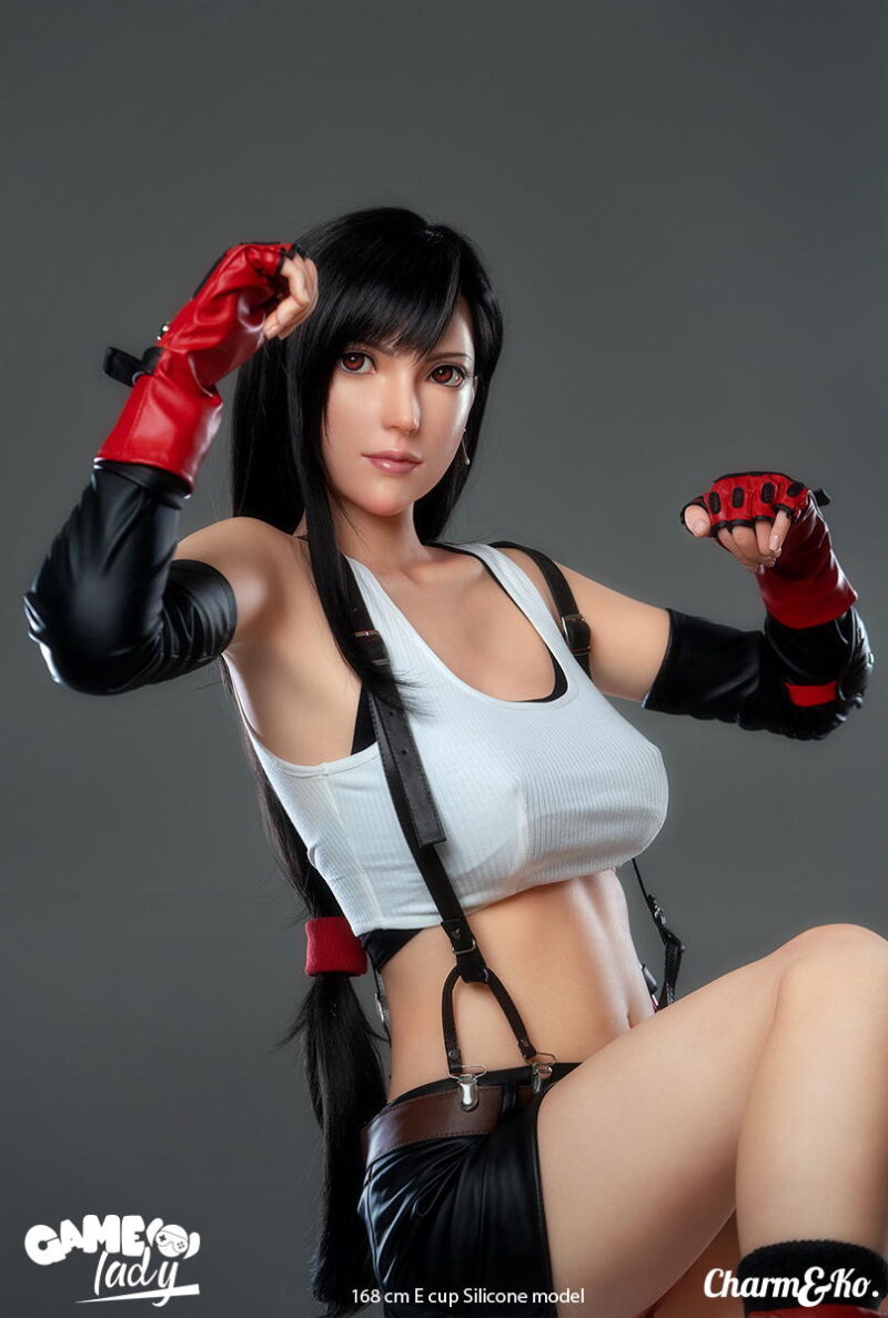 Game Lady Dolls : H015 Tifa Dissidia NT version 168 cm (5.51 ft) E cup Silicone - Image 12