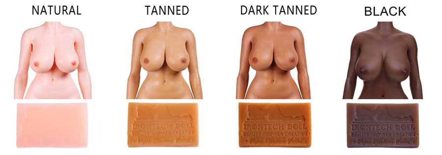 Irontech Doll Silicone Skin Color Samples