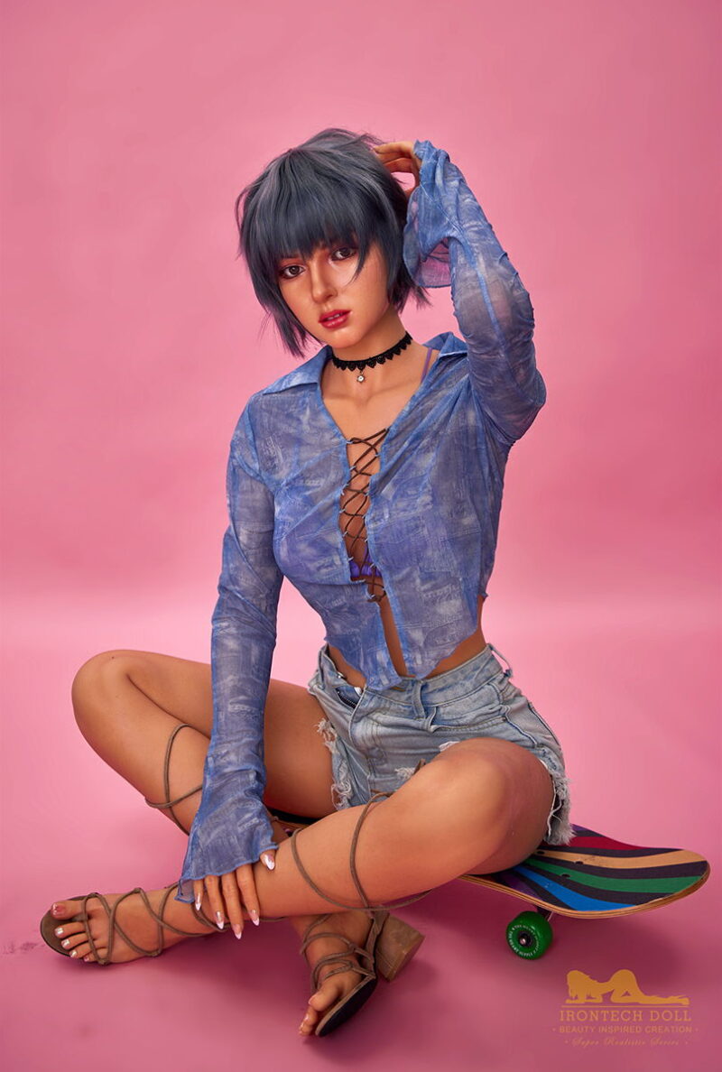 IRONTECH DOLL : S029 Fenny Tanned 168 cm (5.51 ft) B cup Silicone Doll - Image 8
