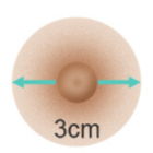 3 cm