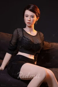 RIDMII : Aidra 158 cm (5.18 in) D cup Silicone Head + TPE Body Hybrid Sex DollROS (Real Oral System) (US Warehouse Stock)