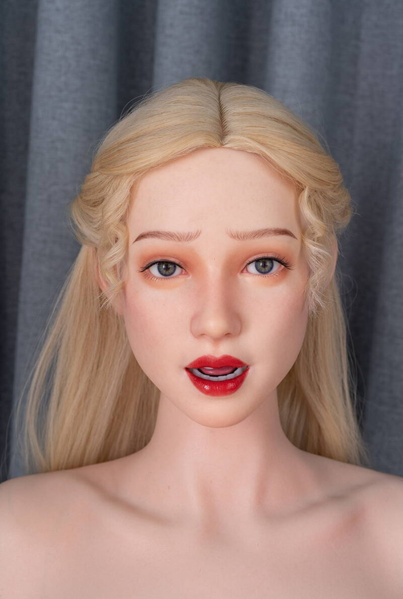 ZELEX : GE76 Movable Jaw - 175 cm (5.74 ft) E cup Fair Skin Silicone doll