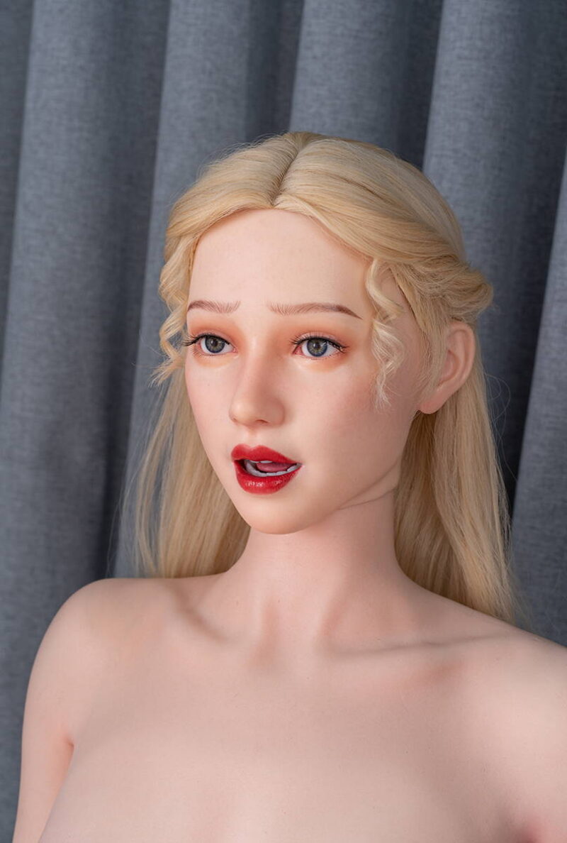 ZELEX : GE76 Movable Jaw - 175 cm (5.74 ft) E cup Fair Skin Silicone doll